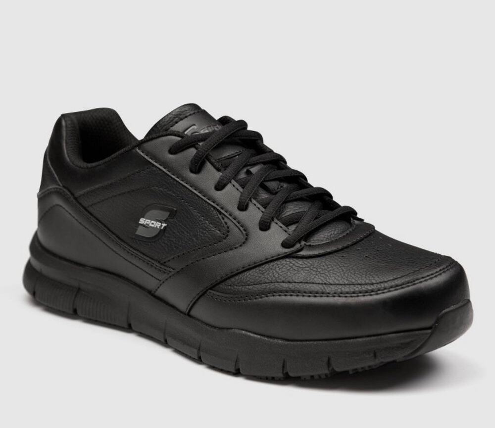 S Sport By Skechers Men's Brise Slip Resistant Sneakers - Black 12